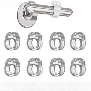 Manija de puerta a prueba de golpes de seguridad transparente, amortiguador de <span class=keywords><strong>pared</strong></span>, tope de manija de silicona, Tope de puerta de Gel de sílice para Protector de <span class=keywords><strong>pared</strong></span> - Product Image 2