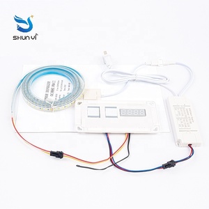 เวลาแสดงอุณหภูมิกระจกสมาร์ท DeFogging สวิทช์หรี่ไฟ Led สวิทช์เซ็นเซอร์สัมผัส - Product Image 6