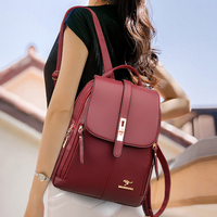 Mochila Urbana de Alta Gama en PU, con Logotipo de Marca Personalizado, para Viajes de Negocios, Impermeable, Ideal para Regalos Corporativos