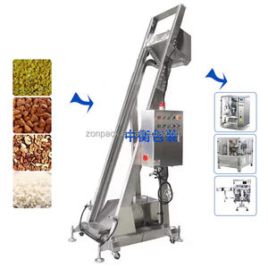 Hoge capaciteit maïs bloem sojabonen verticale lifter lift Z type emmer transportband met vibrator hopper - Product Image 6