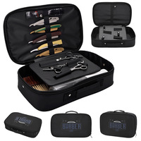 Kit de barbier professionnel 5 en 1, tondeuse à cheveux, coupe-cheveux, après-rasage, vaporisateur nano et ventilateur turbo avec boîte cadeau portable