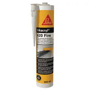 Sikacryl 620火单组分丙烯酸防火密封胶，用于连接接头和电缆穿孔区域
