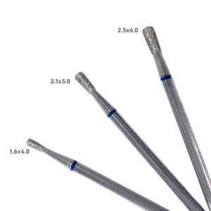 Fresa Rotante per Cuticole in Acciaio Inox 3/32\", Accessori per Manicure, Utensile per Fresatura Unghie, Cono Invertito Diamantato - Product Image 4