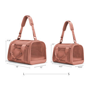 Подгонянная четырехсторонняя Сетчатая Сумка с боковым карманом, дышащая переносная сумка для домашних животных - Product Image 5