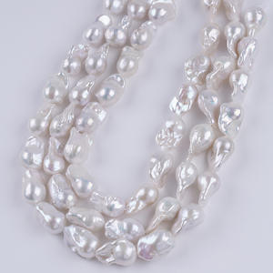 Nuevas Perlas Barrocas Naturales de Agua Dulce de 13-15 mm, Cuentas Sueltas Irregulares para Hacer Collares o Pulseras, Joyería Versátil - Product Image 5