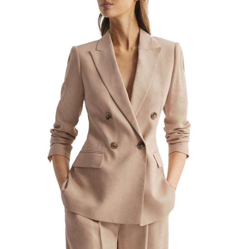 Custom Linen Blend Women s Suit