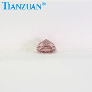 Lab Grown Diamond CVD Cojín Forma Fancy Color Rosa marrón VVS1/VS1 2EX Cuenta de piedras preciosas sueltas con certificado <span class=keywords><strong>GEMID</strong></span> - Product Image 4
