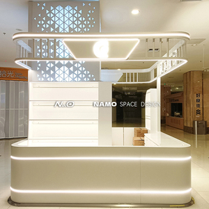 Tùy chỉnh cửa hàng Nước hoa LED ánh sáng kính hiển thị đồ nội thất kiosk cho cửa hàng cho Showcase & Hiển thị đứng - Product Image 2