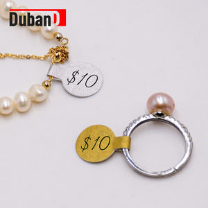 Etiqueta de precio de joyería autoadhesiva en blanco, 100 Uds., etiquetas de precio de papel Tyvek grabables, collares, pendientes, pulseras, etiqueta de identificación de precio - Product Image 4