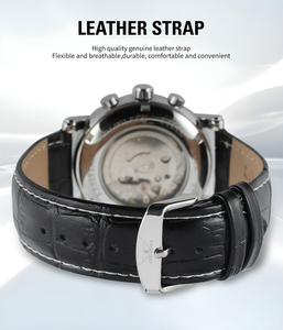 Cina produttore JARAGAR casual vigilanza degli uomini <span class=keywords><strong>cinturino</strong></span> in vera <span class=keywords><strong>pelle</strong></span> 24 ore <span class=keywords><strong>orologio</strong></span> da polso <span class=keywords><strong>automatico</strong></span> - Product Image 6