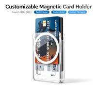 Grosir Kustomisasi Massal Fashion Penahan Kartu Universal PC dengan Gaya Magnetik Kuat untuk Casing iPhone 18 16 15 Pro Max untuk Samsung.