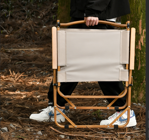 Chaise pliante imperméable Teslin, ultralégère, portable, pour le camping en plein air, le jardin, pliable, légère, design compact - Product Image 2