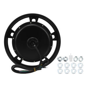强力双霍尔16英寸集成轮80n.<span class=keywords><strong>m</strong></span>轮毂电机72v 3000w 4000w电动自行车零件套件 - Product Image 2