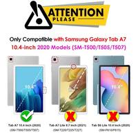 HGD pour Samsung Tab A7 Housse 10.4" 2020 / 2022 (SM-T500 / T505 / T509) Étui en mousse EVA antichoc avec support rotatif