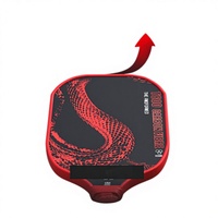 Raquette de pickleball d'entraînement GEN5 complète en fibre de carbone T800 avec noyau alvéolé de 16 mm, finition mate, durable, prix usine, vente chaude