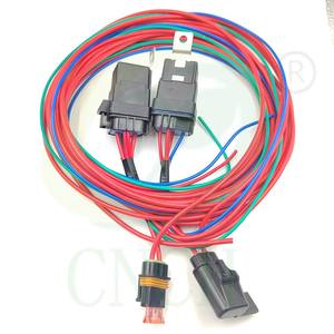 مرحلات المروحة مراوح تبريد كهربائية طقم تسخير الأسلاك للتحكم في مروحة مزدوجة لشاحنة GM - Product Image 1