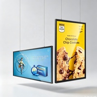 Écran d'affichage numérique commercial 55 pouces 16:9 IP43 avec télécommande, multi-écrans pour vitrines de magasins et agences immobilières