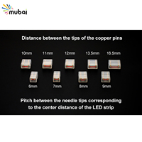 Connecteur de bande LED étanche IP65 2 broches 2 fils pour l'extérieur 3528 5050 3014 bandes connexion intermédiaire