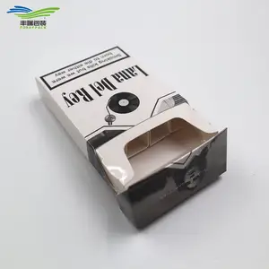 Custom Blank 4 10 20 Packs Empty Cigarette Rolling Packs Cigar Case Paper Packaging Box