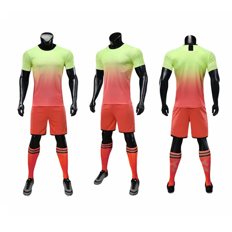 Uniformes de futebol personalizado, uniforme vazio com corte seco com preço baixo