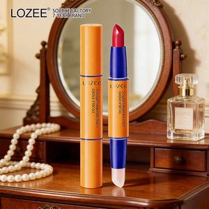 <span class=keywords><strong>ลิปสติก</strong></span> LOZEE 2 in 1 แบบสองหัว สูตรครีมมี่ให้ความชุ่มชื้น ติดทนนาน เหมาะสำหรับทุกสีผิว - Product Image 1
