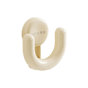 An Zhenya <b>Suction</b> Cup <b>Hook</b> Wall Mounted Round PP Plastic 5kg Load Bearing For <b>Bathroom</b> Toilet Door Back - Product Image 1