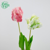 Premium elegante roze 68cm kunstzijde tulpenboeket voor binnenhuisdecoratie, bruiloft, bruidsfeest, tafeldecoratie