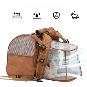 Expandable <b>Backpack</b> <b>Cat</b> <b>Cat</b> Travel Large Capacity Pet Bag Car Dog Bag Pet Travel <b>Backpack</b> - Product Image 6