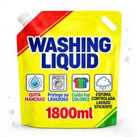 Sac d'emballage liquide personnalisé grande capacité 1,8L 3L 4L pour lessive, gel douche, shampoing, liquide vaisselle, savon liquide