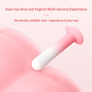 Mini Dildos de Silicone Realistas e Flexíveis com Base de Sucção em Forma de Coração, Conjuntos de Dilatadores Anais para Mulheres - Product Image 2