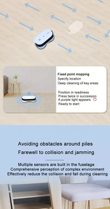 Intelligent Automatic Cleaning Floor Robotic Wet and <b>Dry</b> Mopping Machine Floor <b>Mop</b> Robot Electric Floor Cleaning Sweeper Robot - Product Image 6