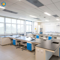 Équipement de laboratoire scientifique, meubles mobiles, avec chaise de laboratoire, pour l'école