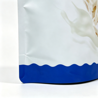 Pochette à fermeture éclair personnalisée, sac en plastique de qualité alimentaire pour emballer des produits de collation