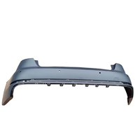 8W5807067D 8W5807067E Penutup Bumper Belakang untuk Audi A4 S4 B9 S-Line 2017-2025 Dilapisi Cat Dasar dengan Lubang Sensor PDC