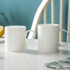 Juego de vajilla de porcelana fina, tazas de café blancas, tazas personalizables con logo, colección de tazas redondas, azucarera para hotel, restaurante, regalo. - Product Image 2