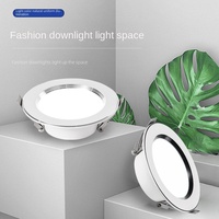 Luz LED de Techo Empotrada de Superficie, Atenuable, 3W 6W 9W, 3CCT, Antideslumbrante Profundo, Gran Venta