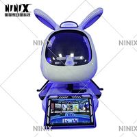 Simulador de Vuelo de Helicóptero VR Futurista de un Solo Asiento, Máquina de Arcade con Movimiento Dinámico para Centros de Entretenimiento de Realidad Virtual