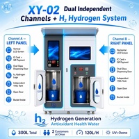 Mesin Penjual Air Otomatis YIMEIYUAN Stainless Steel UV Sanitized Auto Clean RO 800 GPD dengan Layar LED dan Manajemen Cloud untuk Komunitas