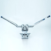 Guidon de moto Chrome 1.5 Sportster XL 883 1200 Fatboy Fathob, barre en acier de remplacement INCA 2005-2007, neuf, garantie 1 an