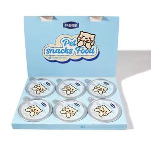 Alüminyum konserve <span class=keywords><strong>Pet</strong></span> ıslak gıda yüksek Protein keçi sütü tavuk lezzet kedi maması toptan kedi aperatifler mus kedi konserve - Product Image 1