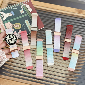 Compatible con la serie GT, correa magnética trenzada degradada para Watch4/3 y la serie <span class=keywords><strong>Honor</strong></span>, nueva correa de reloj para mujer y niños - Product Image 2