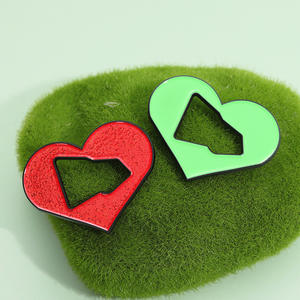 Neue Liebe Herz Mode Vintage Display Emaille Hut Pin Cap Metall Sport Hut Pin Mexiko Pin für Hut - Product Image 3