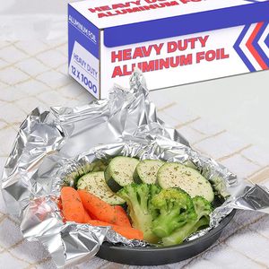 Papel de Aluminio Resistente para Uso Alimentario, 12 x 1000, para Asar, Cocinar y BBQ - Product Image 3