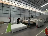Ligne de production automatique de rembourrage non tissé doux pour le rembourrage de vêtements et la fabrication de coussins