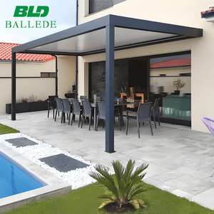 Pérgola Eléctrica de Aluminio para Montar en la Pared, Bioclimática, Motorizada, para Jardín, Envío a Auckland - Product Image 2
