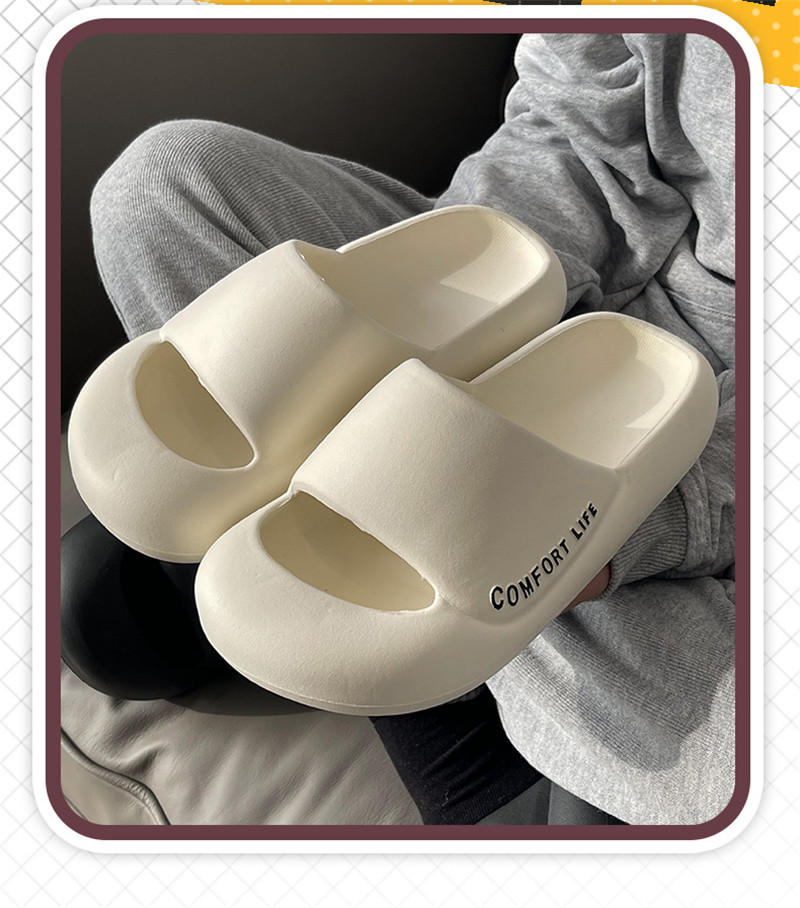 Anti-collision EVA Slippers Women Summer Indoor Home Soft Sole Slides Slippers Men