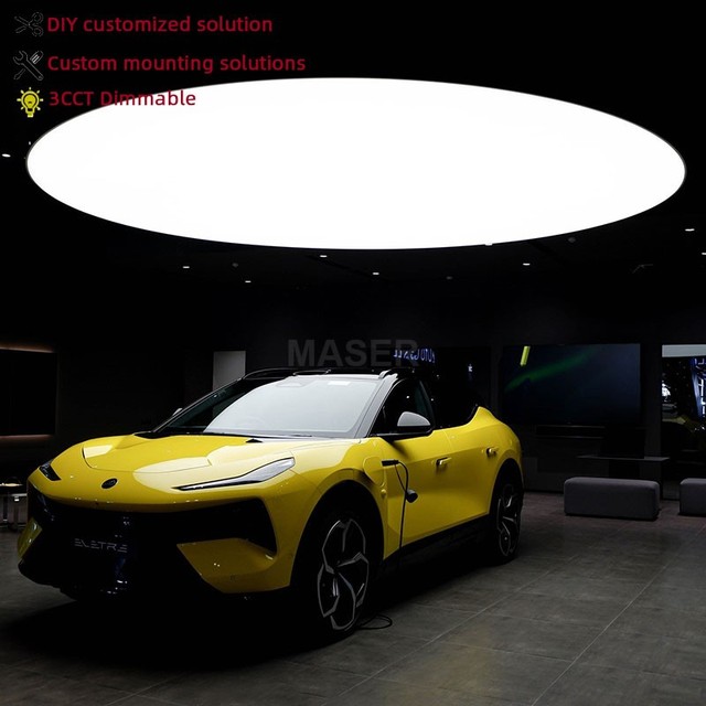 China Factory Direct Sales 3CCT Dimmable PVC Stretch Ceiling Film Soft Fabric Light Box for Garages Hotels Fireproof Application