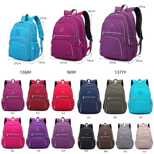 Tegaoote Student <b>Backpack</b> 15 Inches Nylon Water Repellent Large Capacity Lightweight Laptop Bag For Middle School Unisex - Product Image 2