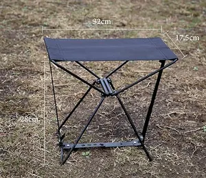 NPOT Ultralight Portable Camping Stool Lightweight Folding Stool Compact Backpacking Stool with Carry Bag