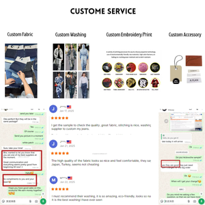 Di alta qualità turco a quattro lati proiettile autunno Lyocell Stretch versione stretta pantaloni larghi per il riso appiccicoso Jeans <span class=keywords><strong>donna</strong></span> - Product Image 5